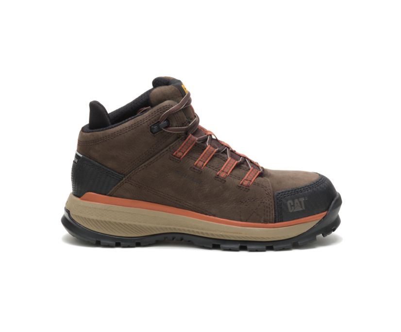 Caterpillar Utilize Waterproof Alloy Toe - Mørke Brune Vernestøvler Herre - Norge ( JTBSP-6508 )